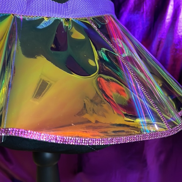 New Clear Iridescent RAVE SKIRT by Crafts by Sandy - Picture 8 of 11